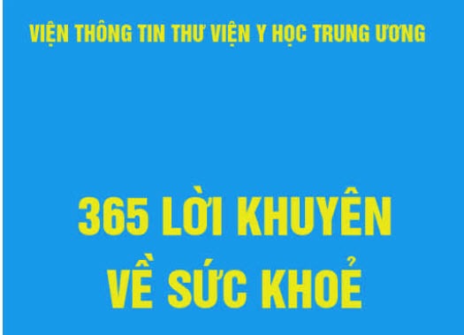 365 lời khuyên về sức khỏe