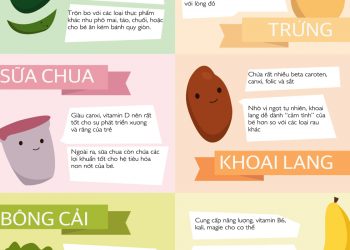 6 thực phẩm không thể thiếu cho trẻ ăn dặm