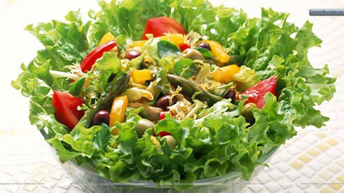 Salad rau xanh​