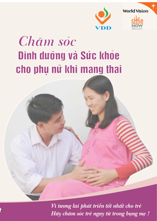 Chăm sóc dinh dưỡng và sức khỏe cho phụ nữ mang thai