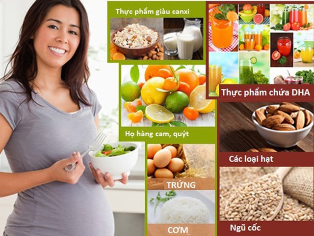 Chế độ ăn cho phụ nữ khi mang thai