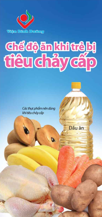 Chế độ ăn khi trẻ bị tiêu chảy cấp