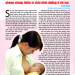 Lợi ích của sữa mẹ trong việc phòng chống thiếu vi chất dinh dưỡng ở trẻ em