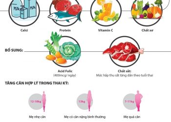 Mẹ bầu ăn gì để sinh con khỏe