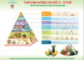 Tháp dinh dưỡng cho trẻ 15-19 tuổi